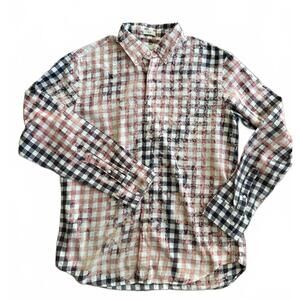 Upcycled J.Crew Flannel 🔥 Slim Large (Unisex) — One of a Kind!